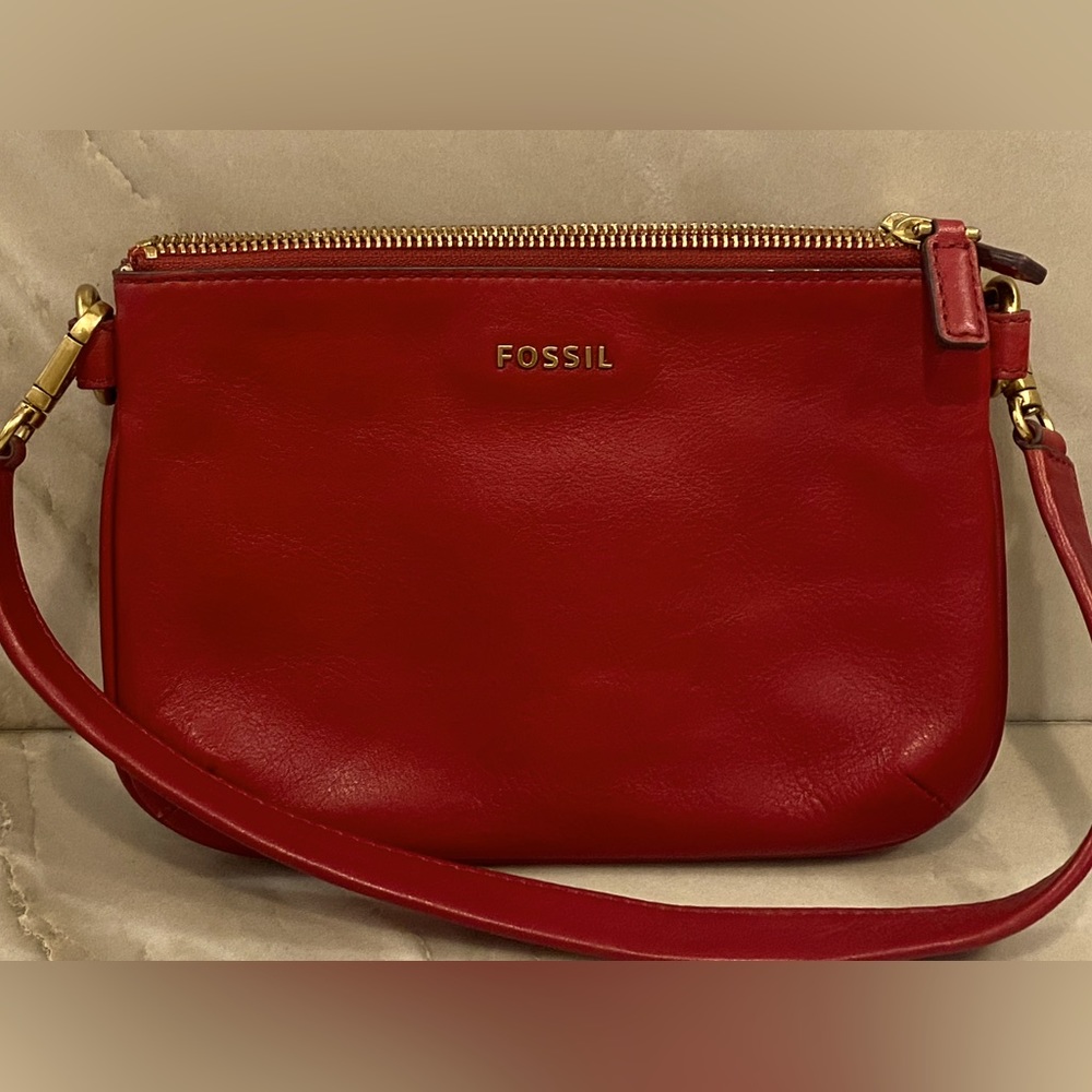 Fossil small leather bag